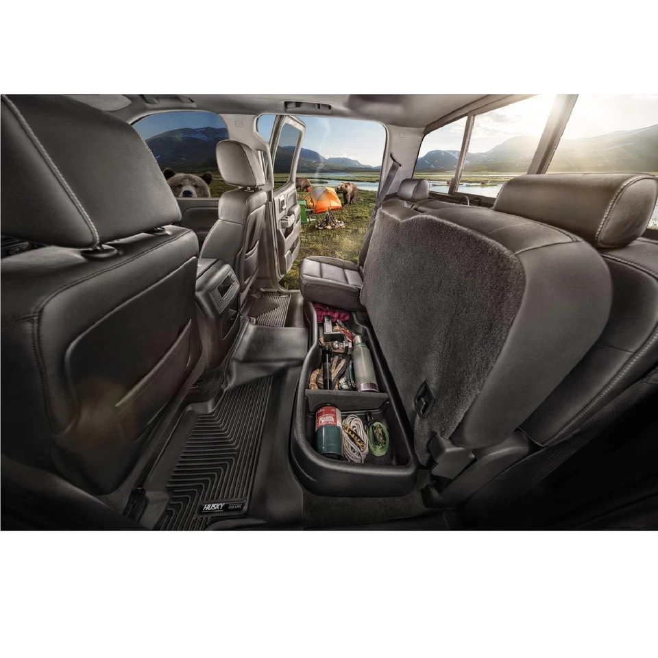 Huskyliners Black Gearbox Under Seat Storage for 09-14 Ford F-150 SuperCab Foto 3 de 4