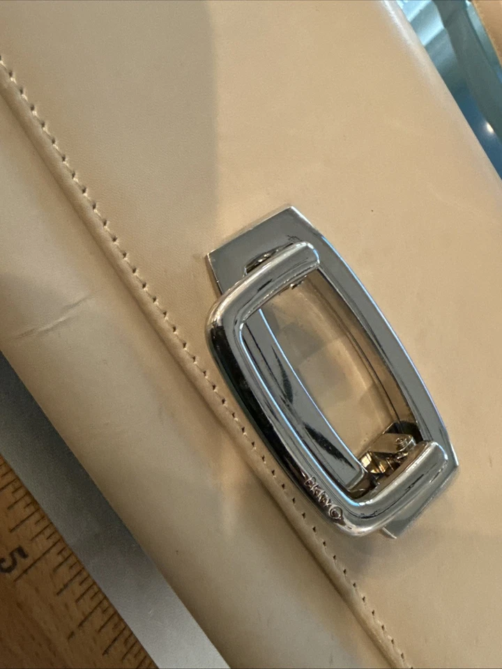 DKNY Womens Leather Adjustable Strap Lined Dome Crossbody Bag - Image 2 of 4