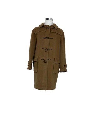 Vintage Burberry Duffle Coat Beige Size 52 L Men Mantel Burberrys Trenchcoat