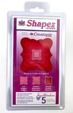 Spellbinders Shapez Creatopia - FRAME 6 - 5 dies included - Xyron