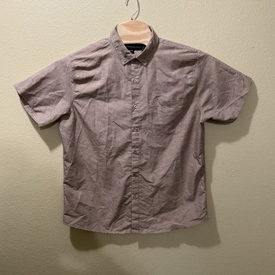 Men s XL Molokai Surf Co. Brown Beige Button Up Short Sleeve Shirt with Pocket