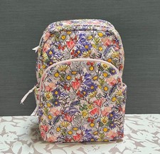 Vera Bradley Coastal Wildflowers Essential Large Backpack in Cotton