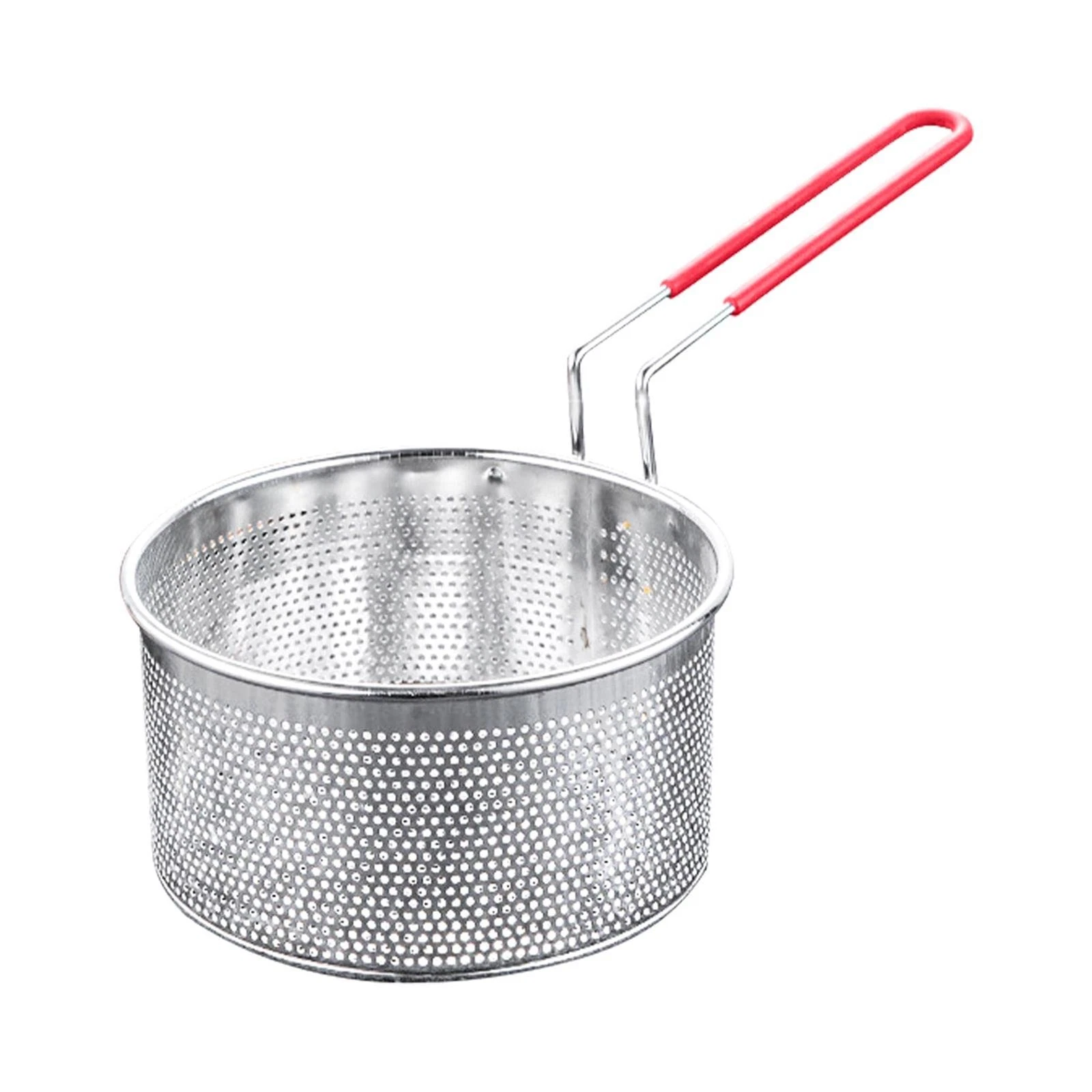 Stainless Steel Deep Frying Basket with Long Handle, Fried Food Filter Basket...