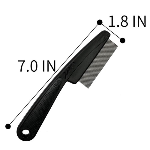Dandruff Comb, Stainless Steel Fine Tooth Dandruff Remover, Professional Scal... - Picture 2 of 6