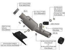 Décatalisateur [Leovince] Kawasaki ZX-6R - Ninja 636 (2024-2025) - 80048