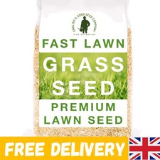 Fast Growing Grass Seed 1kg - Perfect for New Lawns & Overseeding Up to 60sqm 21.99 per kilo