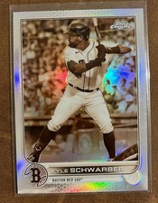 2022 Topps Chrome - Kyle Schwarber #110 Sepia Refractor