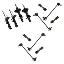 For Mercury Cougar 99-02 Front & Rear Shock Absorbers & Stabilizer Bar Link Kit
