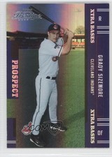 2005 Playoff Prestige Prospect Xtra Bases Purple 3/100 Grady Sizemore #156 0b2