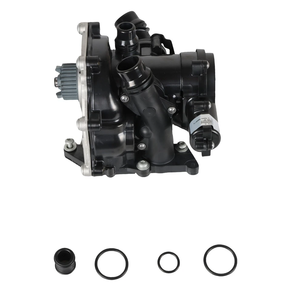 Carcasa termostato bomba agua para Audi A3 A4 A6 VW Golf Passat 1.8L 06L121005A Foto 3 de 4