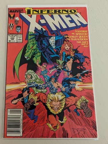 X-Men Inferno Comic Book Issue #240