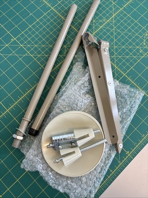 1 Set 2 Spool Thread Stand Pipe Thru Top All Metal For Industrial Sewing Machine