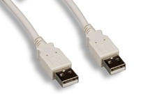 USB 2.0 Cable TYPE A-Male to TYPE A-Male Cable 6FT White