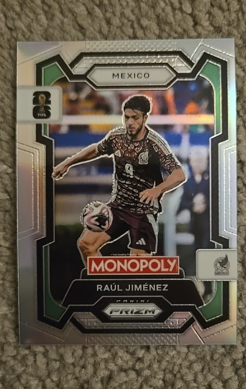 2026 Panini Prizm Monopoly Raúl Jiménez Soccer Trading Card #9