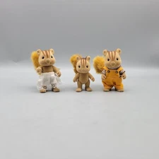 Vintage Sylvanian Families First Generation Calico Critters Chipmunk Family 1993