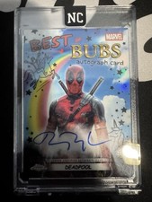 2025 Topps Chrome Deadpool Wolvorine Best Bubs Deadpool Black On Card Auto /10