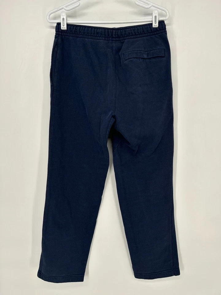 Pantalones Nike Para Hombre Pequeños Azul Club Polar Dobladillo Abierto Pantalones de Sudadera Ropa Deportiva Foto 4 de 4