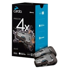 Cardo Systems FREECOM 4X Motorcycle 4-Way Helmet Bluetooth Communication Syst...