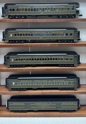O Scale 3 Rail MTH 20-40004 Spokane Portland & Seattle Madison 5 Car Set LN