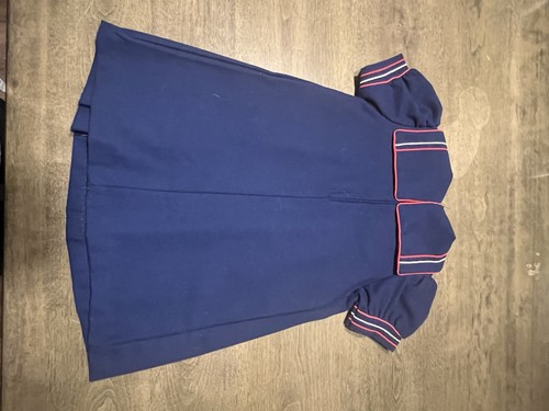Blue Sailor Dress Girls Size 5 Little Bitty - Picture 2 of 8