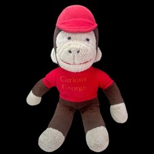 Curious George Stuffed Animal Plush Toy Knickerbocker Toy Monkey VTG 1970s