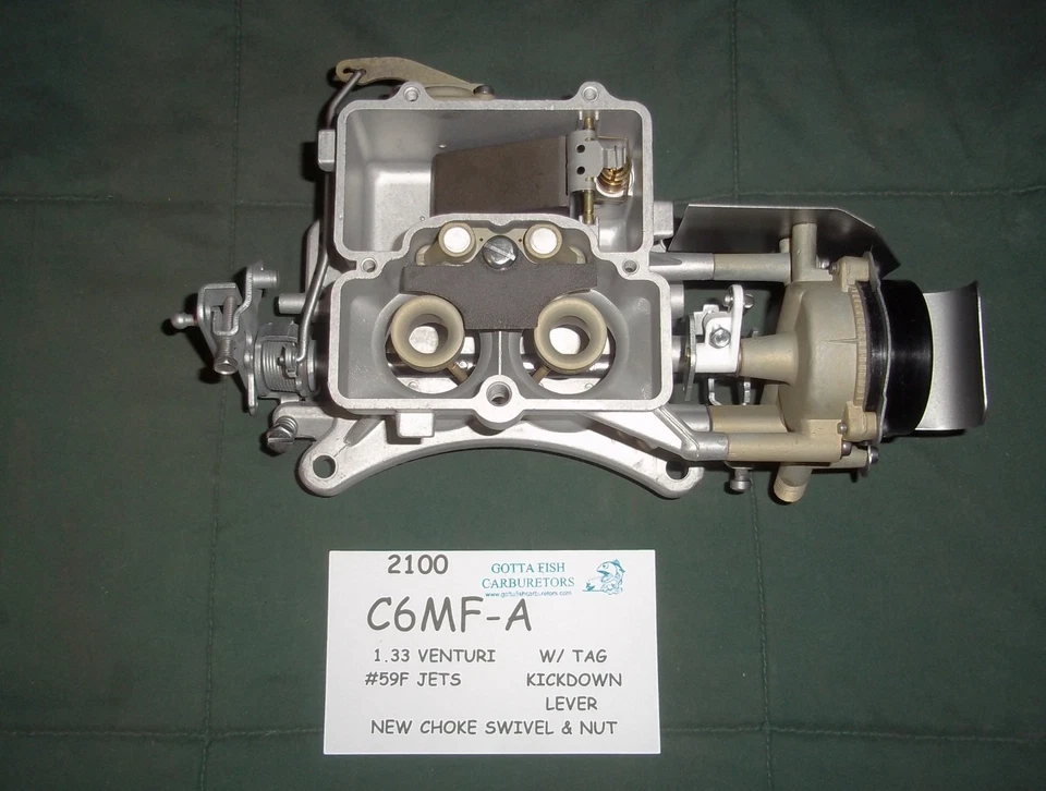 Carburador Mercury Monterey Montclair Autolite 2100 1966 390 1,33 C6MF-A Foto 4 de 4