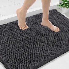 Bathroom Rugs 36x24 Inch Luxury Chenille Extra Soft Absorbent Bath Mat Decor