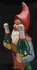 Antique German Shop Advertising Gnome Holding Beer or Champagne Bottles — photo 6
