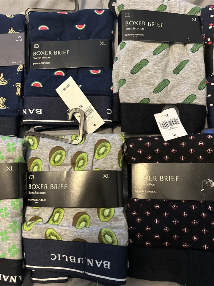 Nuevo con etiquetas 10 pares de calzoncillos boxer talla XL para hombre - colores surtidos Foto 3 de 4