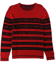 Alfani Mens Striped Knit Sweater