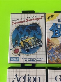 Sega Master System Game Lot (10) Nice Collection Amazing Deal!!