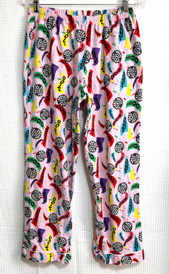 Bed Head Organic Cotton Wheel of Fortune Pajama Pants Women's size M Soft! c