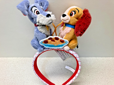 Japan Tokyo Disneyland Lady and the Tramp Ears Headband Hairband