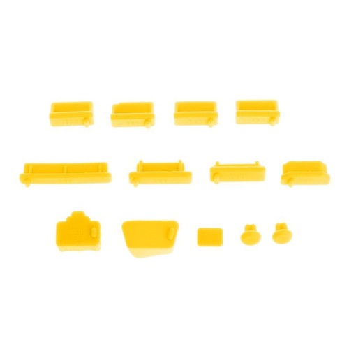 13PCS Anti-Dust Plugs Soft Silicone Data Port USB Protector Set Laptop Dus - Afbeelding 9 van 13
