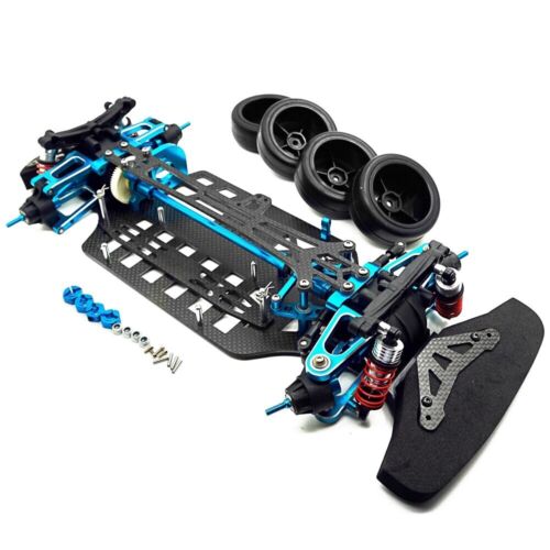1/10 RC Alloy & Carbon Shaft Drive Touring Car Frame Kit for TAMIYA TT01 TT01E - Picture 2 of 12