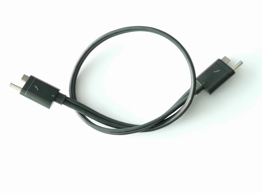 Thunderbolt Cable Cord 2ft 230W for HP Zbook G2 Laptop Dock L22301-001 - Image 2 of 4