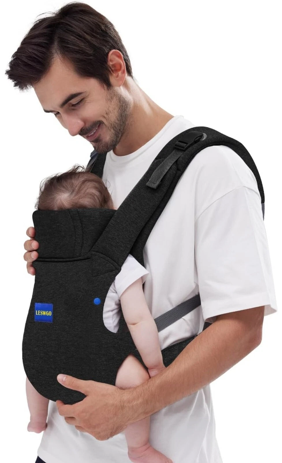 Baby Carrier Newborn to Toddler, Cozy Baby Wrap Carrier(7-44lbs),