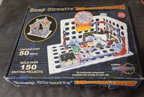 Snap Circuits 3D Illumination Construction Set Model SC-3Di 2015 Elenco Complete - Picture 4 of 4