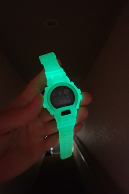 g shock glow in the dark watch