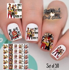 Salt N Pepa Waterslide Nail Art Decals Set Of 50 Instructions & Bonus