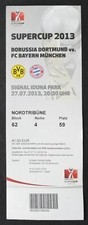 TICKET Supercup 2013 Borussia Dortmund - Bayern München # Nord 459