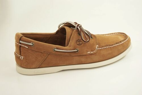Timberland Heritage 2-Eye Boat Shoes Segelschuhe Bootschuhe Herren Scarpe 6307A - Foto 3 di 10