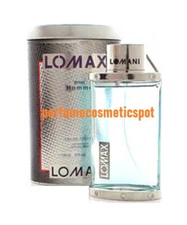 NIB LOMAX POUR HOMME by LOMANI FOR MEN 3.3 OZ / 100 ML EAU DE TOILETTE SPRAY