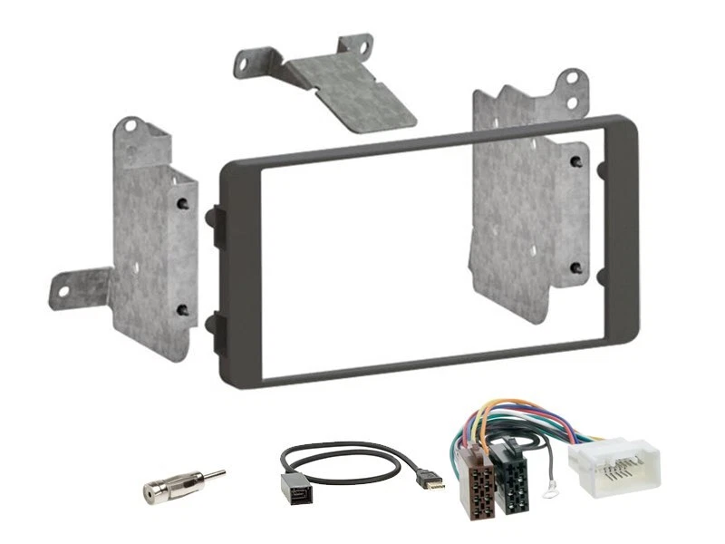 JVC KW-M180DBT 2DIN DAB+ Autoradio für Mitsubishi L 200 / Triton ab 2015 piano - Bild 2 von 4