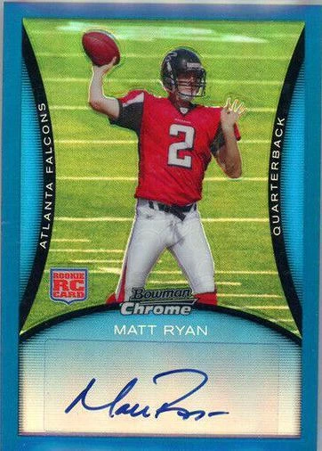 Blue Refractor Rookie Autographs