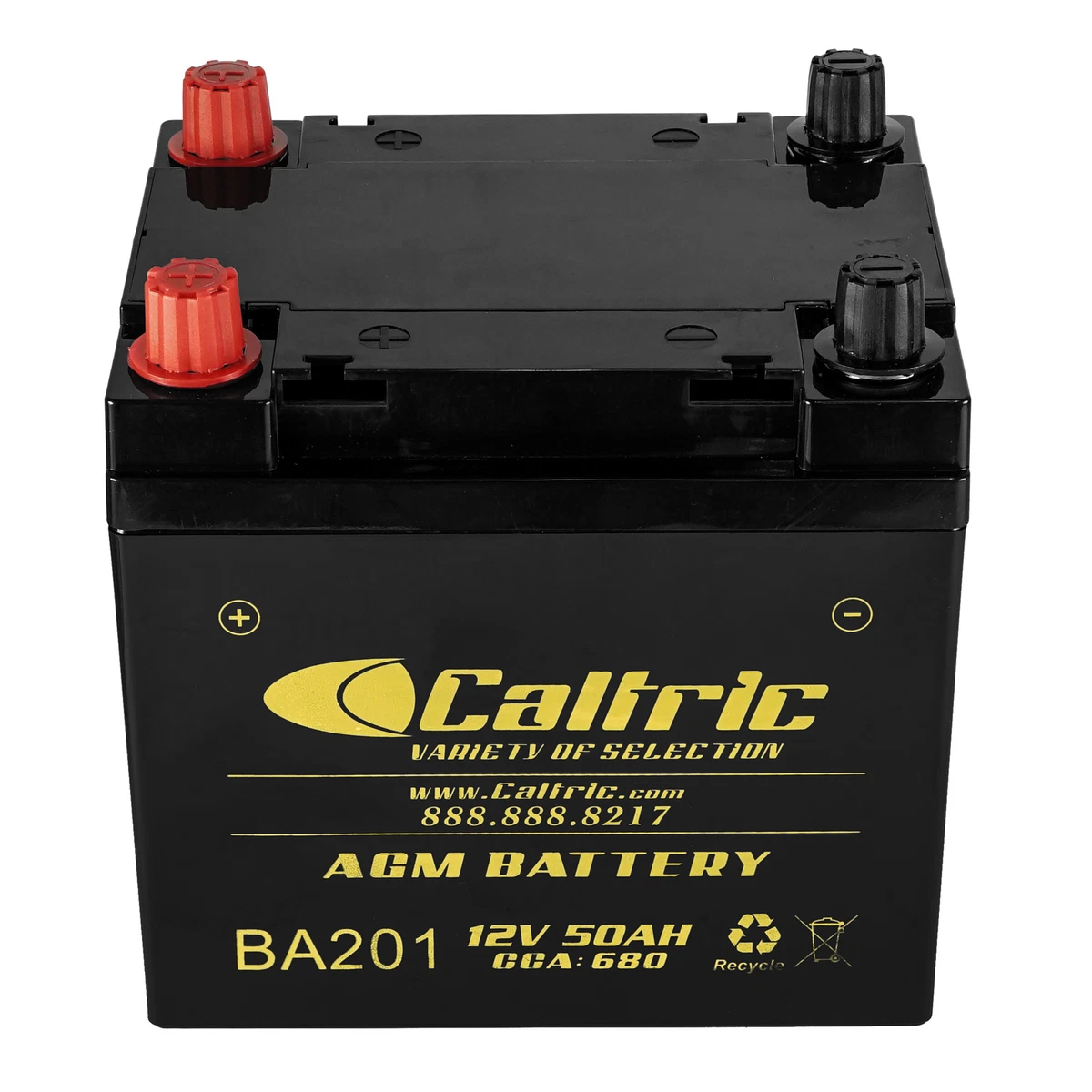 Caltric 26012-0619 AGM Battery for Kawasaki Mule KAF820 Pro-FX 12V