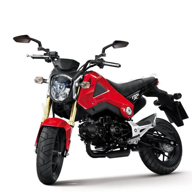 Espejos retrovisores universales para motocicleta 10 mm 8 mm para Honda Grom Yamaha Kawasaki Foto 2 de 4