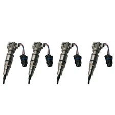 4X Fuel Injector 4C3Z9E527AA For 2004-2007 Ford 6.0L Powerstroke Diesel
