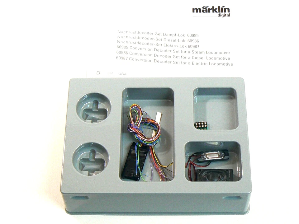 Dampflok Sound Decoder mSD3 8 pol (mfx/DCC/MM), Märklin H0 60985 neu, OVP - Bild 2 von 2