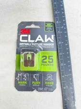 3M CLAW Drywall Picture Hanger Hardened Steel 25lbs Canvas Photo Painting Poster